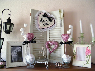 ركن للذكريات الرومانسيه Valentines day craft supplies decoration pink